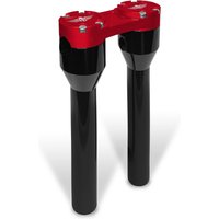 HB-RS1-10-BR - Heinz Bikes Clubstyle Straight Riser For Harley Davidson FLD 1690 2012-2013 25.5 cm (10") - Black/Red