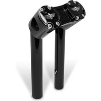 Image of HB-RPB-8-BB - Heinz Bikes Clubstyle Pullback Riser For Harley Davidson FLD1690 2012-2013 20.5 cm (8") - Black