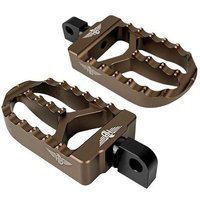 HB-FPV2-MM-BRO - Heinz Bikes Foot Pegs For Harley Davidson FLD 1690 2012-2013 - Stainless Steel