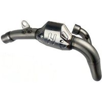 CF-421-H00 - HGS High Performance Front Pipe For Honda CRF450R 2021-2025 - Stainless Steel