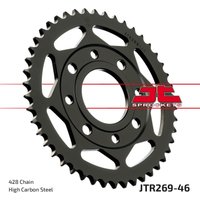JTR269.46 - JT Sprocket For Daelim Altino 100 1995-2003 Rear Black 46T
