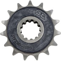 JTF296.15RB - JT Steel Sprocket With Noise Dampener For Honda NT 400 1987-1989 Front 15T