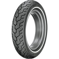 666006 - Dunlop D402 Rear Tyre Narrow Whitewall TL 77H MU85B16"