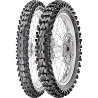 Image of 4108200 - Pirelli Scorpion MX32 Mid Soft Front Tyre Blackwall 62M 90/100-21"