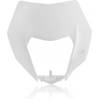 Image of Acerbis Headlight Surround - Various KTM EXC and EXC-F 2014-16 Models - White