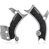 0023093.020 - Acerbis X-Grip Frame Guards - Yamaha YZF250 2019-23, YZF450 2018-22 - Silver