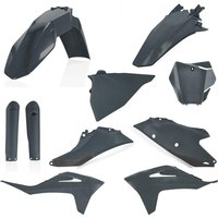 Image of 0024631.072 - Acerbis Full Plastics Kit - Gas Gas MC125 & MC250F 2021-2023, MC250 & MC350F 2022-2023 - Metallic Grey