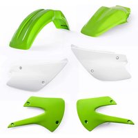 0007596.553.001 - Acerbis Standard Plastics Kit - Kawasaki KX85 1998-2013 - OEM '01 (Green/White)