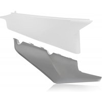 Image of 0023523.235 - Acerbis Side Panels - Husqvarna FC 250/350/450 & TC125/250 2019-22, TE 150/250/300I 2020-23 - White/ Grey