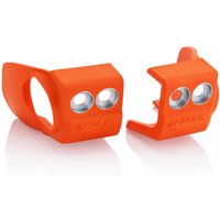 Image of Acerbis KTM/ Husqvarna/ Sherco Fork Shoe Covers - Orange