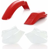 0007573.553.990 - Acerbis Standard Plastics Kit - Honda XR250R 1996-2003, XR450R 1996-2004 - OEM (Red/White)