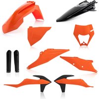 Image of 0024054.553 - Acerbis Full Plastics Kit - KTM EXC 150/250/300 TPI & EXC-F 250/350/450/500 & XC-W TPI 2020-23 - OEM (Orange/Black)