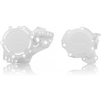 Acerbis X-Power Engine Covers Kit - Husqvarna TC250 2019-22, KTM SX250 2019-22, XC TPI 2020-23 - White