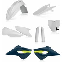 0021819.553 - Acerbis Full Plastics Kit - Husqvarna FE 250/350/450/501 & TE 125/250/300 2016 - OEM (White)