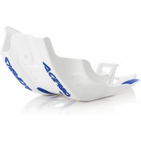 Image of 0023601.232 - Acerbis Skid Plate - KTM SXF450 & Husqvarna FC450 2019-22 - White/ Blue