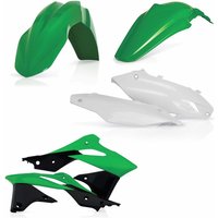 0016878.553.016 - Acerbis Standard Plastics Kit - Kawasaki KXF250 2013-16 - OEM '16 (Green/White/Black)