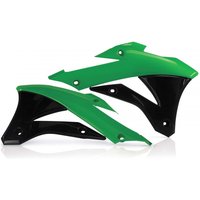 0017242.377 - Acerbis Radiator Scoops - Kawasaki KX 85/100 2014-21 - Green/Black