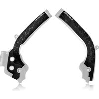 Image of 0021726.030 - Acerbis X-Grip Frame Guards - KTM EXC/ EXC-F 17-19, Husqvarna TE 2017-19, FC 2016-18, FE 2017-19 - White