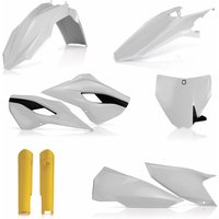 0017705.553 - Acerbis Full Plastics Kit - Husqvarna FE 250-501 & TE 125-300 2014-15 - OEM (White/Yellow) image 2