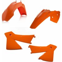 0008194.010 - Acerbis Plastics Kit - KTM EXC 125/200/250 & EXC-F 250/400/450/500 2004 - OEM (Orange)