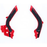 Image of 0023600.349 - Acerbis X-Grip Frame Guards - Gas Gas EC 250/300 2021-23 - Red/Black