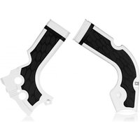 Acerbis X-Grip Frame Guards - Honda CRF250R 2014-17, CRF450R 2013-16 - White/ Black