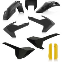 0022375.318 - Acerbis Full Plastics Kit - Husqvarna FE 250/350/450/501 2017-19 - Black/ Yellow