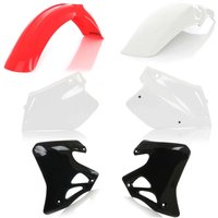 0007551.553.097 - Acerbis Standard Plastics Kit - Honda CR125 1995-97, CR250 1995-96 - OEM (Red/White/Black)