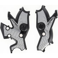 0024666.314 - Acerbis X-Grip Frame Guards - Yamaha Tenere 700 2020-2024 - Black/ Silver