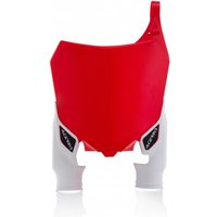 Acerbis Raptor Front Number Board - Honda CRF250R 2014-16, CRF450R 2013-16 - Red/White