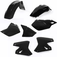 0007586.090 - Acerbis Standard Plastics Kit - Kawasaki KLX400 2003-04, Suzuki DRZ400E 2000-12 - Black
