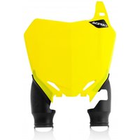 Acerbis Raptor Front Number Board - Suzuki RMZ250 2010-18, RMZ450 2008-17 - Yellow/ Black