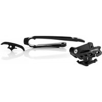 Image of Acerbis Chain Guide & Slider Kit - KTM EXC-F 250/350/450/500 2017-23, XC-W TPI 2019-23 - Black