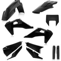 Image of 0024051.090 - Acerbis Full Enduro Plastics Kit - Husqvarna FE 250/350/450/501 & TE 150I/250I/300I 2020-23 - Black