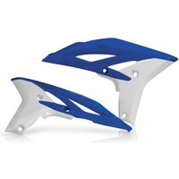 0013760.245 - Acerbis Radiator Scoops - Yamaha YZF250 2010-13, WRF 250/450 2012-14 - Blue/ White