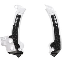 0025337.237 - Acerbis X-Grip Frame Guards - Husqvarna FC 250/350/450 & TC 125/250 2023-2025 - White/ Black