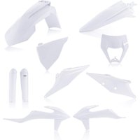 Image of 0024054.031 - Acerbis Full Plastics Kit - KTM EXC 150/250/300 TPI & EXC-F 250/350/450/500 & XC-W TPI 2020-23 - White