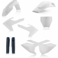 0021831.553.017 - Acerbis Full Plastics Kit - Husqvarna TC 125/250/300, FC 250/350/450 2016-18 - OEM '17 (White/Navy)