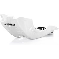 0024023.237 - Acerbis Skid Plate - Husqvarna FE 250/350 2020-23, Gas Gas EC 250/350F 2021-23 - White/ Black