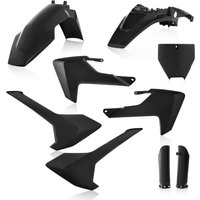 Image of 0023538.090 - Acerbis Full Plastics Kit - Husqvarna TC65 2017-23 - Black
