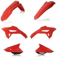 Image of 0024558.553 - Acerbis Standard Plastics Kit - Honda CRF250R 2022-2024, CRF450R 2021-2024 - OEM (Red)