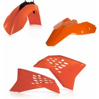 0011632.010 - Acerbis Standard Plastics Kit - KTM EXC 125/200/250/300 & EXC-F250/400/450/500 2008-11 - Orange