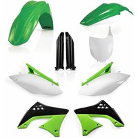 0013981.553.010 - Acerbis Full Plastics Kit - Kawasaki KXF450 2009-11 - OEM '10 (Green/White/Black)