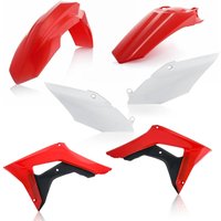 Image of 0023616.553 - Acerbis Full Plastics Kit - Honda CRF250R 2019 - OEM (Red/White)