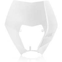 Image of Acerbis Headlight Surround - KTM EXC 125/200/250/300 & EXC-F 250/350/400/450/500 2008-13 - White