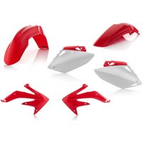 0010295.553 - Acerbis Standard Plastics Kit - Honda CRF450R 2007-08 - OEM (Red/White)