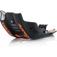 0021755.090 - Acerbis Skid Plate - KTM SXF450 2016-18, Husqvarna FC450 2016-18, FE 450/501 2017-19 - Black/ Orange