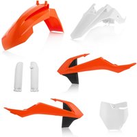0021817.553.016 - Acerbis Full Plastics Kit - KTM SX65 2016-18 - OEM '16 (Orange/White/Black)