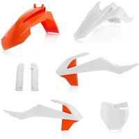 0023593.553 - Acerbis Full Plastics Kit - KTM SX65 2019-23 - OEM (Orange/White)