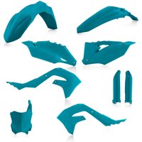 0023649.132 - Acerbis Full Plastics Kit - Kawasaki KXF250 2021-2024, KXF450 2020-2023 - Metallic Teal